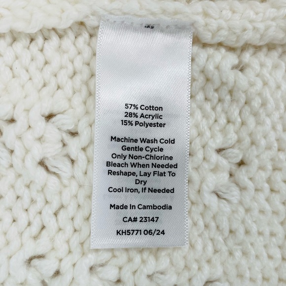 Talbots Mixed Stitch Cardigan - Picture 7 of 7